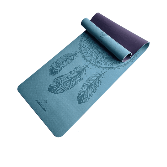 Blue Dream Catcher Yoga Mat