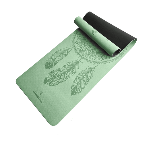 Green Dream Catcher Yoga Mat