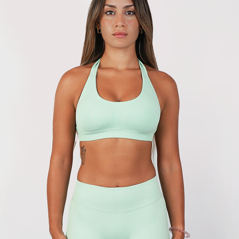 Power Move Halterneck Sports Bra