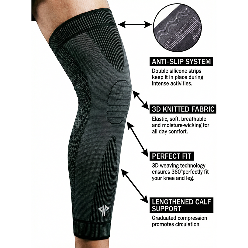 Long Compression Knee Sleeve
