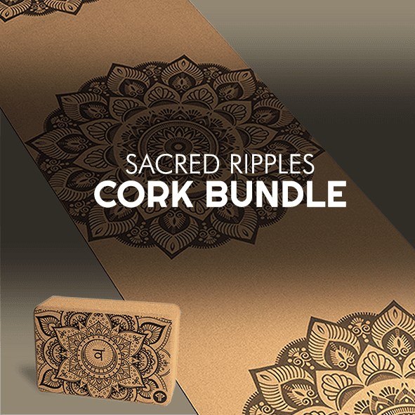 Cork Bundle Offer (Sacred Ripples Cork Mat + Cork Block)