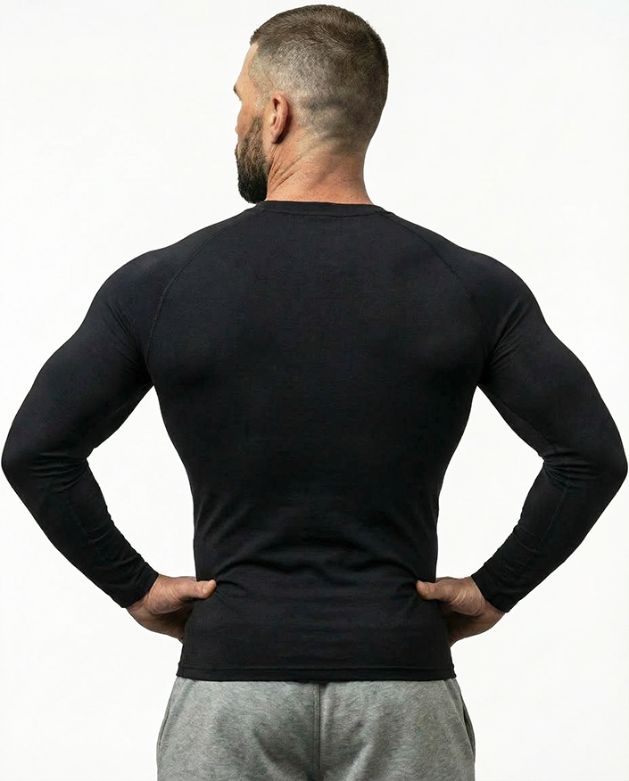Super Hero Long Sleeves Gym Compression Shirt