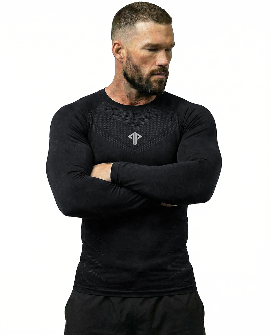 Super Hero Long Sleeves Gym Compression Shirt