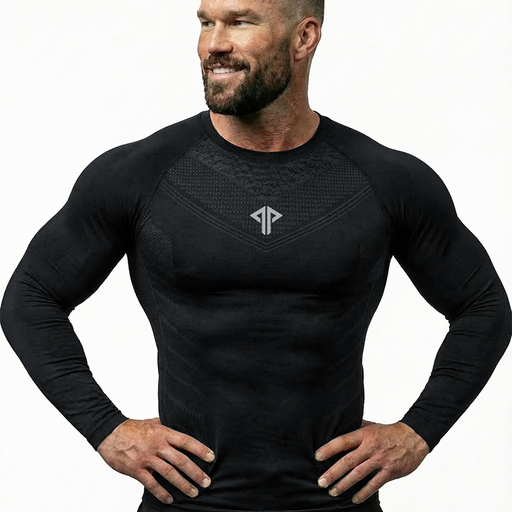 Super Hero Long Sleeves Gym Compression Shirt