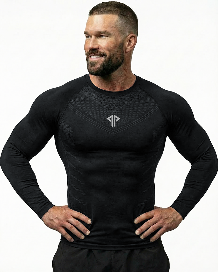 Super Hero Long Sleeves Gym Compression Shirt