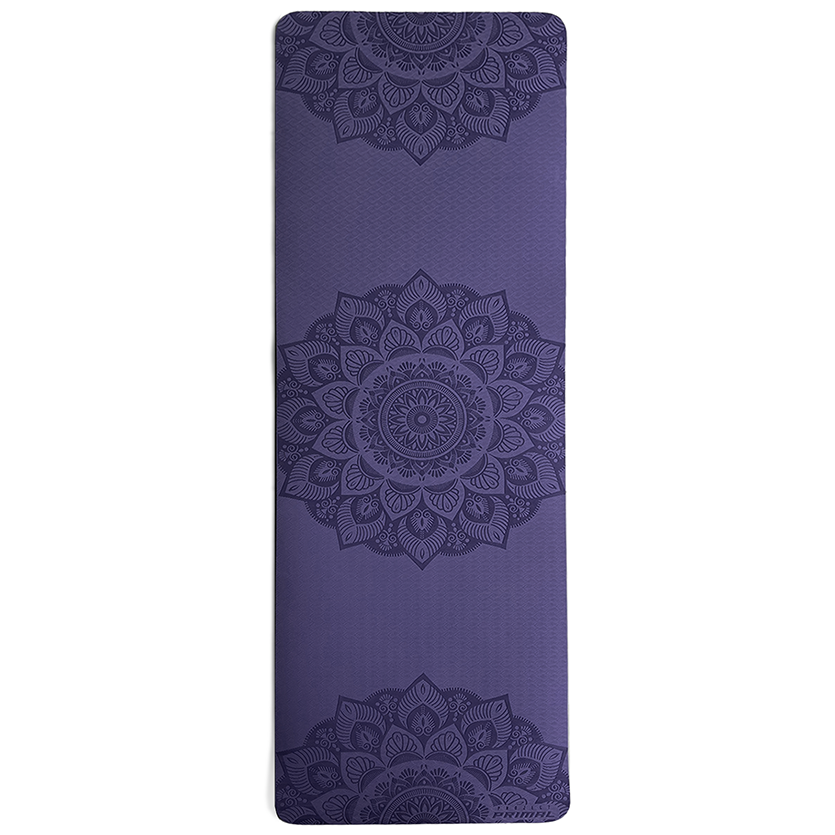 Aubergine Sacred Ripples Yoga Mat