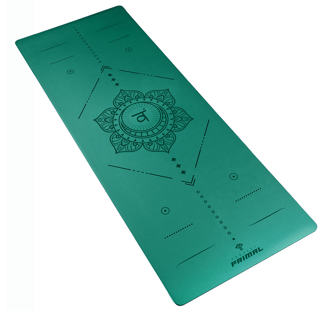Sage Green Chakral Alignment PU Yoga Mat