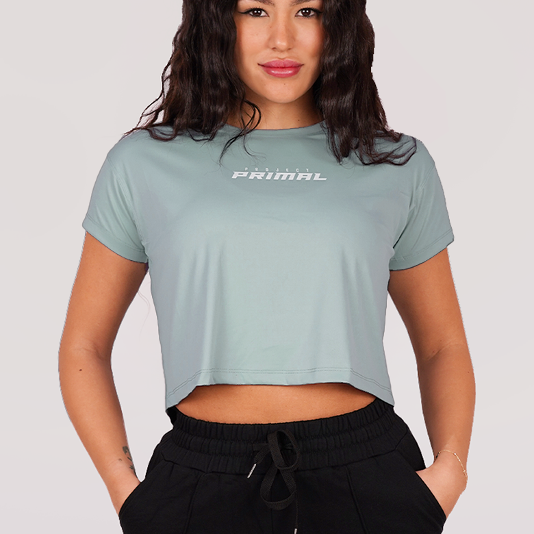 All Day Short Sleeve Quick Dry Crop Top