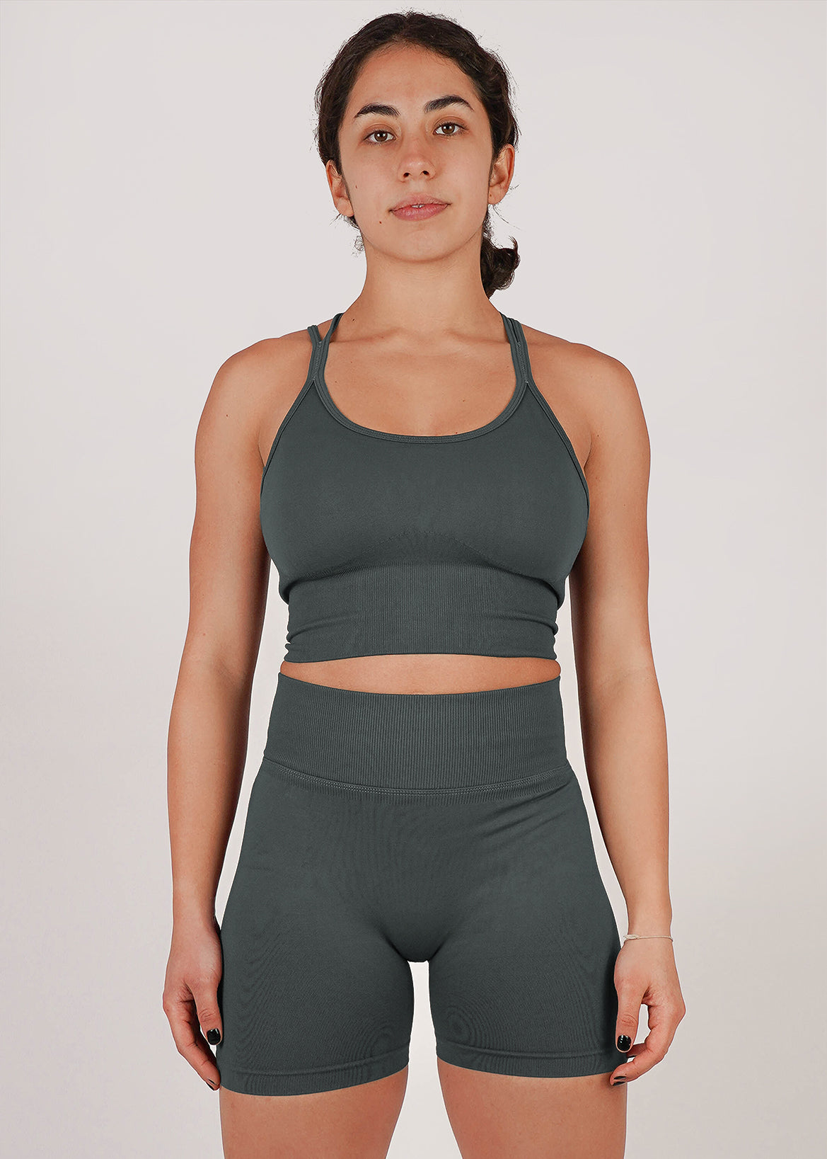 Peach Perfect Strappy Sports Bra