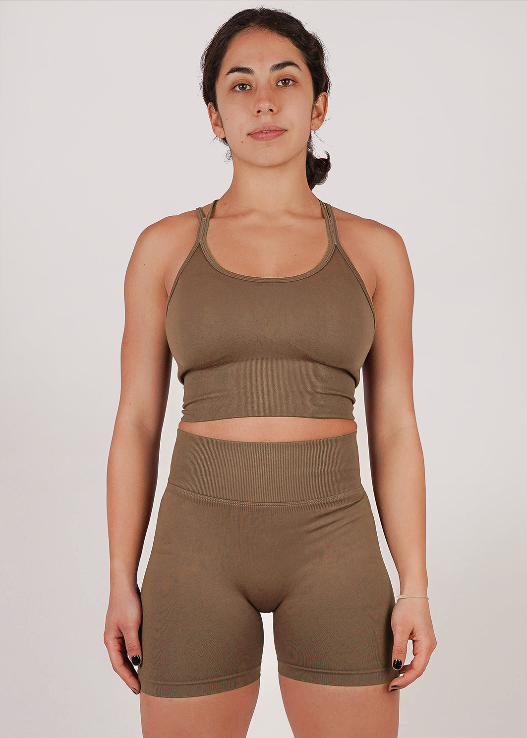 Peach Perfect Strappy Sports Bra