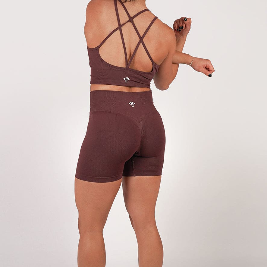 Peach Perfect Strappy Sports Bra