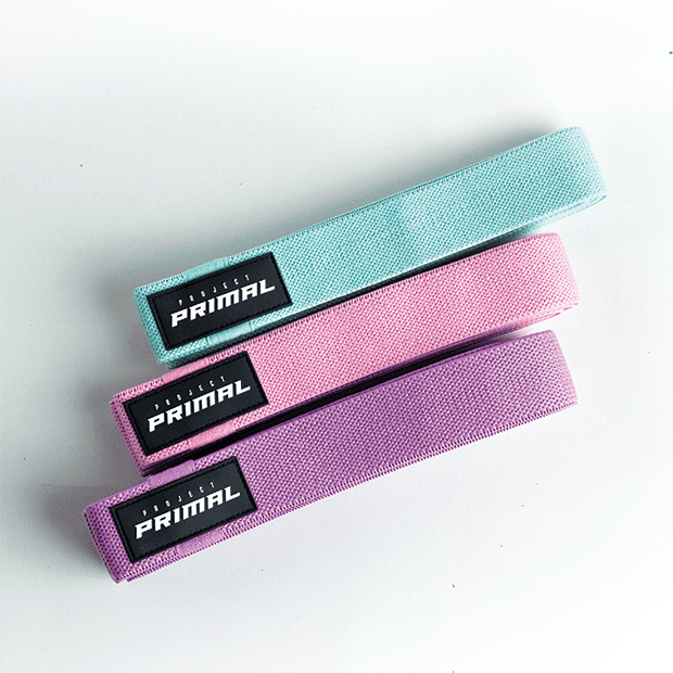Long Fabric Bands Set Colored