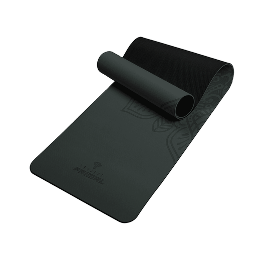 Charcoal Black Mandala Edition Yoga Mat