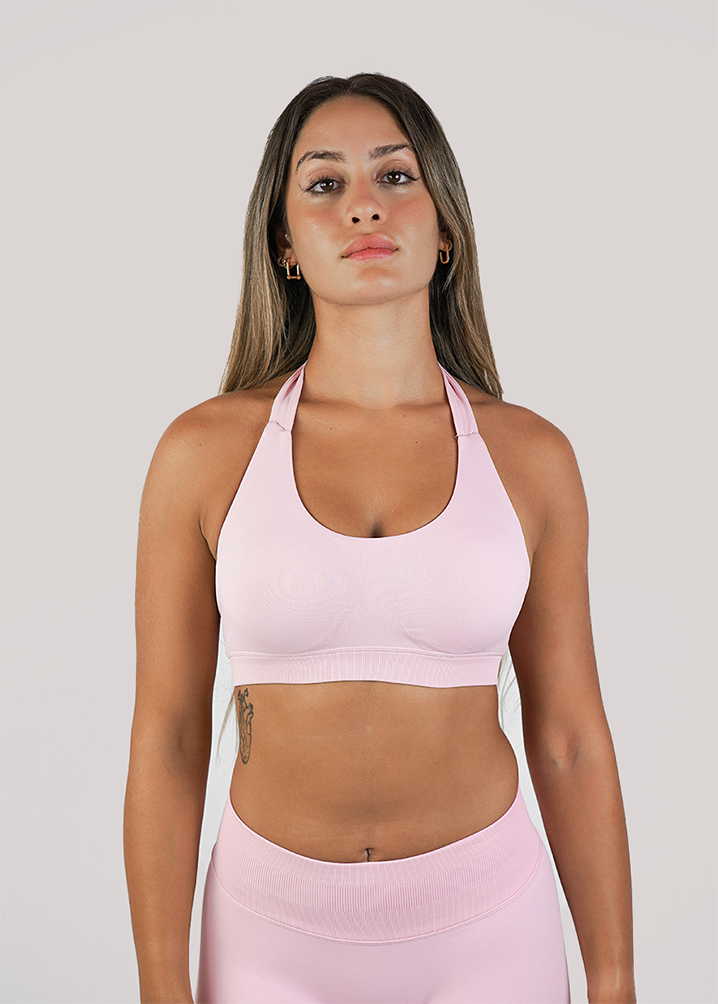 Power Move Halterneck Sports Bra