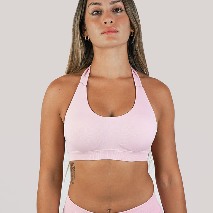 Power Move Halterneck Sports Bra