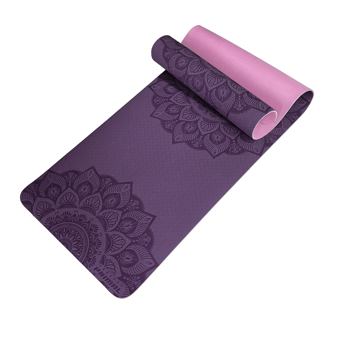 Purple Sacred Ripples Yoga Mat