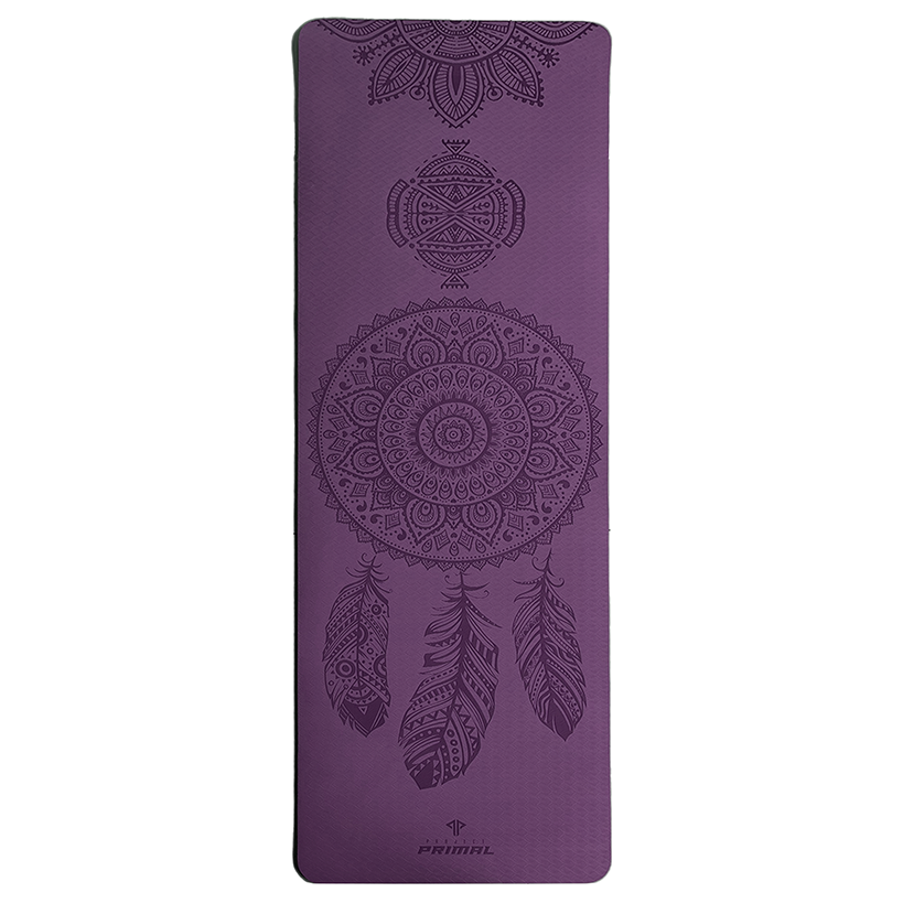 Purple Dream Catcher Yoga Mat