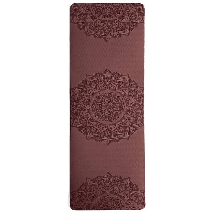 Desert Red Sacred Ripples Yoga Mat