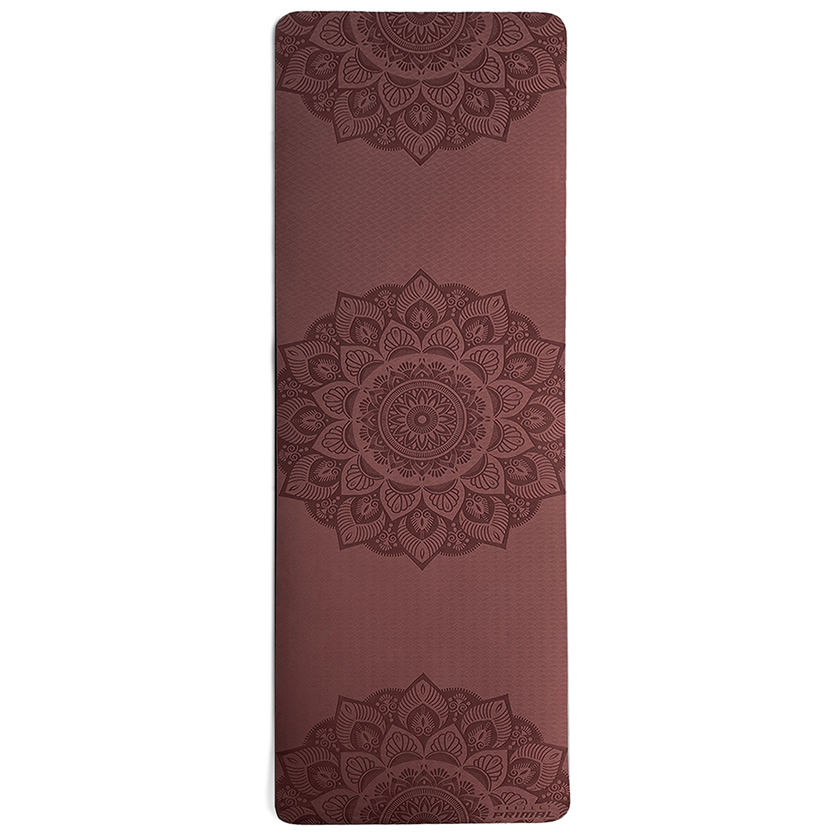 Desert Red Sacred Ripples Yoga Mat