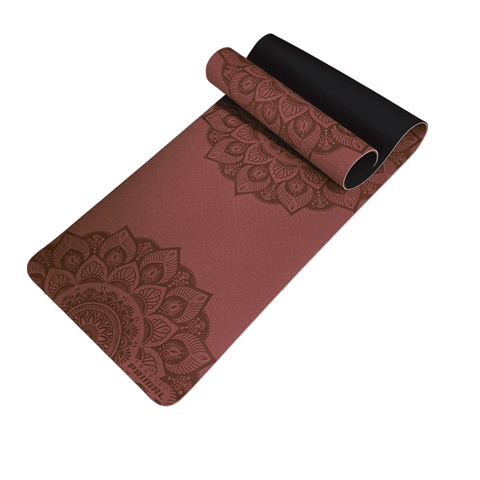Desert Red Sacred Ripples Yoga Mat