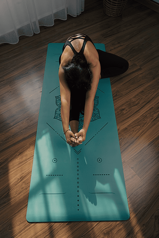 Sage Green Chakral Alignment PU Yoga Mat